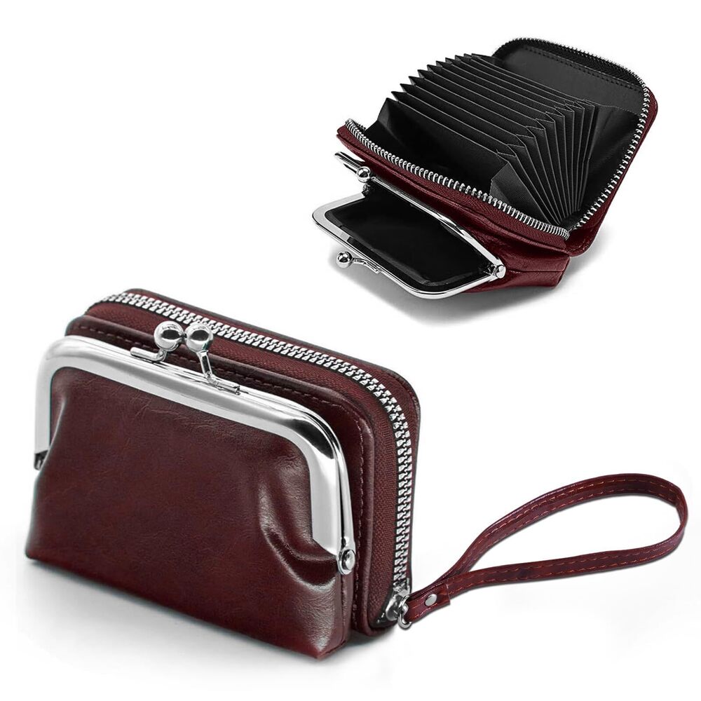 7546 Detachable 2 in 1 Purse Wallet, Credit Card Holder Wallets with Cion